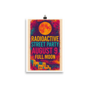 RadioActive Street Party 2025 Poster